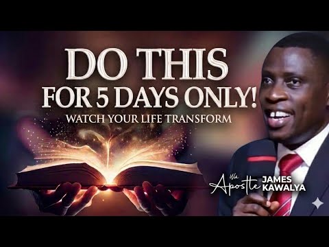 Do THIS for Instant Results and Immediate Breakthrough | Apostle James Kawalya