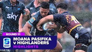 Moana Pasifika v Highlanders Highlights | Round 11 | Super Rugby Pacific 2024