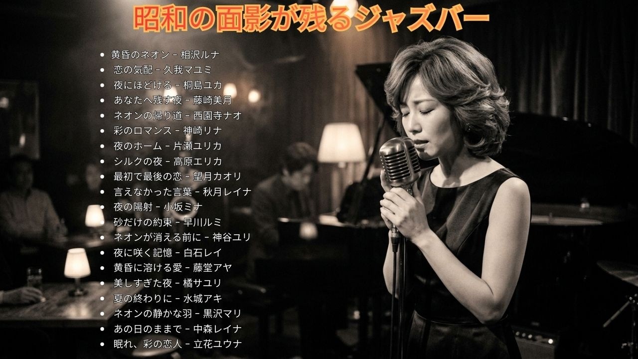 昭和ジャズ名曲集｜あの頃を思い出す懐かしい夜のBGM