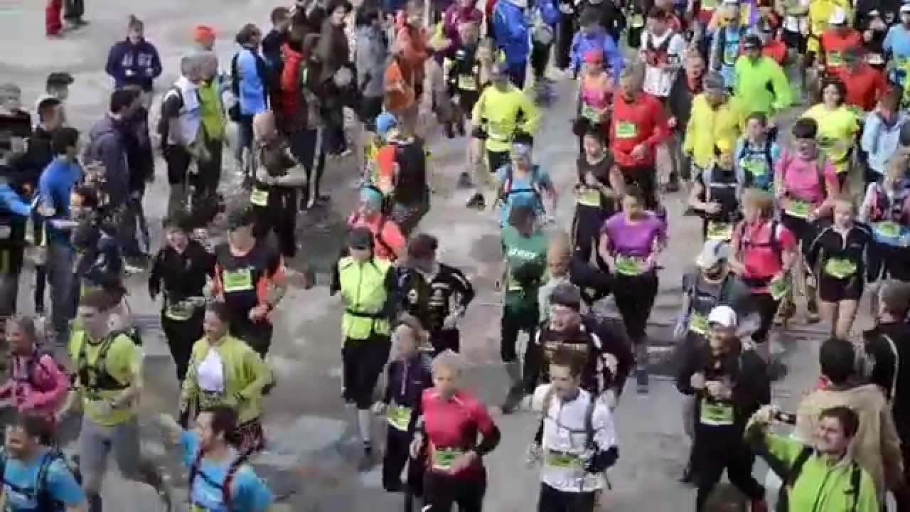Trail des Forts, Besançon,Départ du 19 kms poster