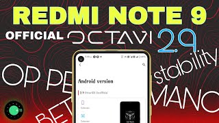 Octavi os - Android 11 Rom For Redmi Note 9 Merlin | Octavi os 2.9 Full Review On Merlin