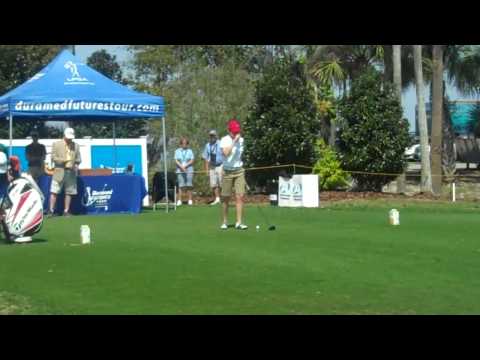 Leaders tee-off for the second round of the Florida's Natural Charity Classic