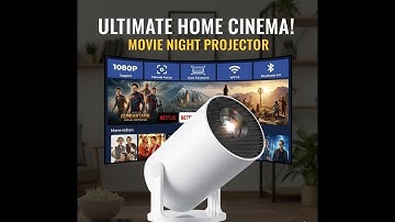 CLOKOWE Mini Smart Projector Review — WiFi, Bluetooth, Built In Apps & 180° Rotation  Portable 1080P