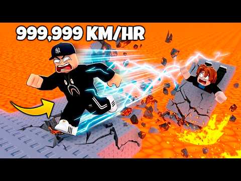 ¡CONSEGUÍ 999,999 KM/H! en Hyper Speed Runner ⚡ Roblox
