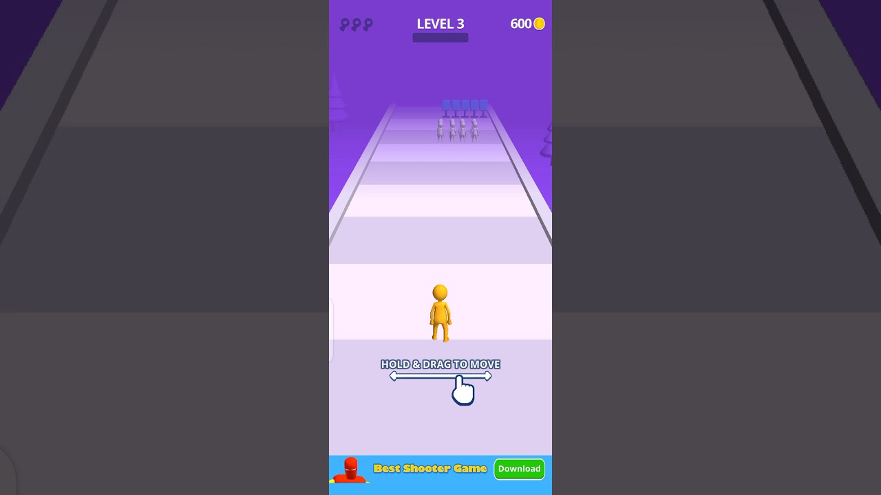 Join Clash 3D - level 3 gameplay walkthrough (ios & Android )