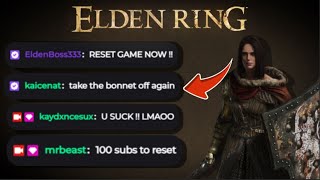i let my chat control my ELDEN RING RUN..