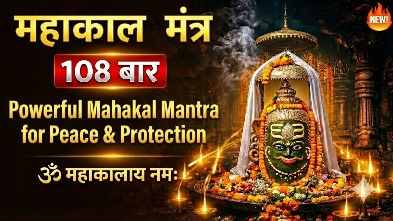 महाकाल मंत्र 108 बार | ॐ महाकालाय नमः | Powerful Mahakal Chant for Peace & Protection
