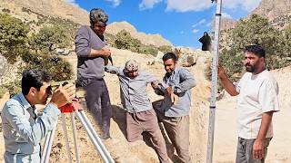 **Construction Begins! Building a Football Stadium with Seifollah and Mirza Agha**