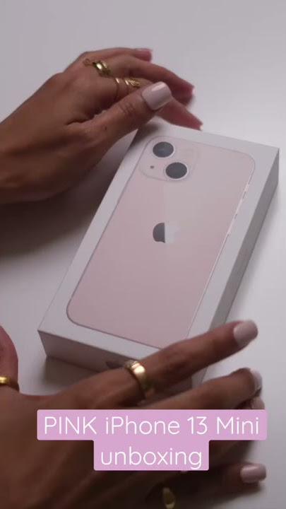 PINK iPhone 13 mini FIRST LOOK 👀