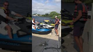 Candock JetROLL floating jet ski dock in action in Club Med resort