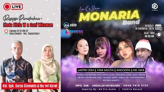 🔴 LIVE MONARIA BAND || RESEPSI PERNIKAHAN LINDA & GANI || KAMIS 10 OKT 2024 SESI MALAM