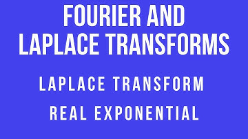 Laplace transform of real exponential