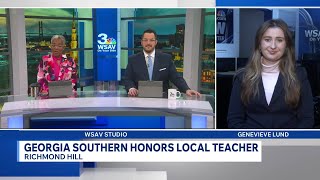Georgia Southern honors Richmond Hill teacher for excellence