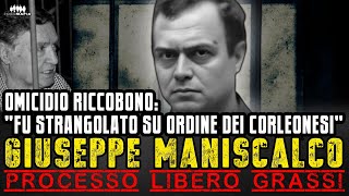 Giuseppe Maniscalco cosi uccidemmo Saro Riccobono  #storiemafia