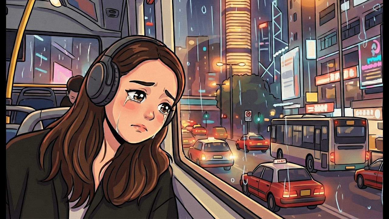 [K-Hiphop] P2EX - [비 오는 버스 창가] (한국어 Ver.)