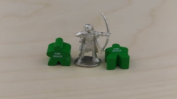 Ranger Firing Bow - Board Game Pieces from The Game Crafter