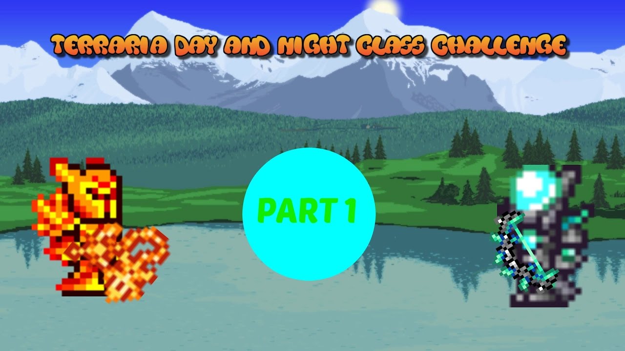 Luckiest Start Ever!? Terraria Day and Night Challange 1 YouTube