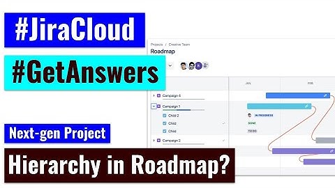 Jira Cloud - Next gen Roadmap Hierarchy