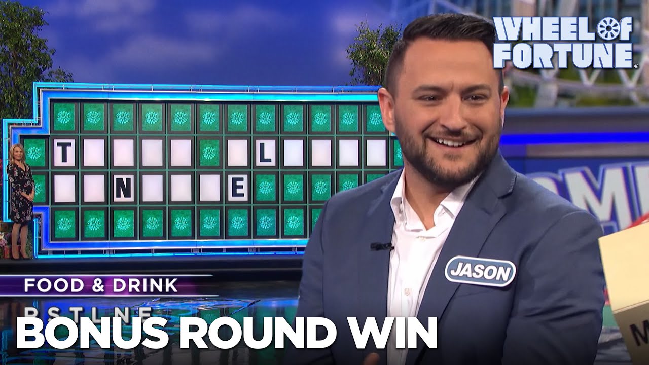 Jason Wins a New Car in the Bonus Round Wheel of Fortune YouTube