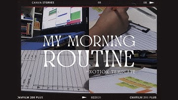 [🍂] my morning routine + a free notion template