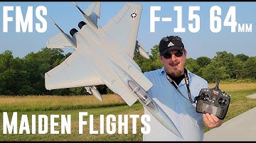FMS - F-15 - 64mm EDF - Maiden Flights