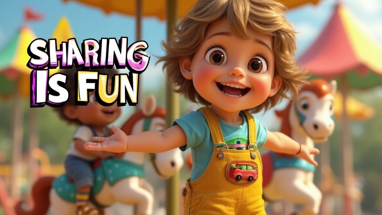 Sharing Toys Makes Double the Smiles! | Kids Nursery Rhyme