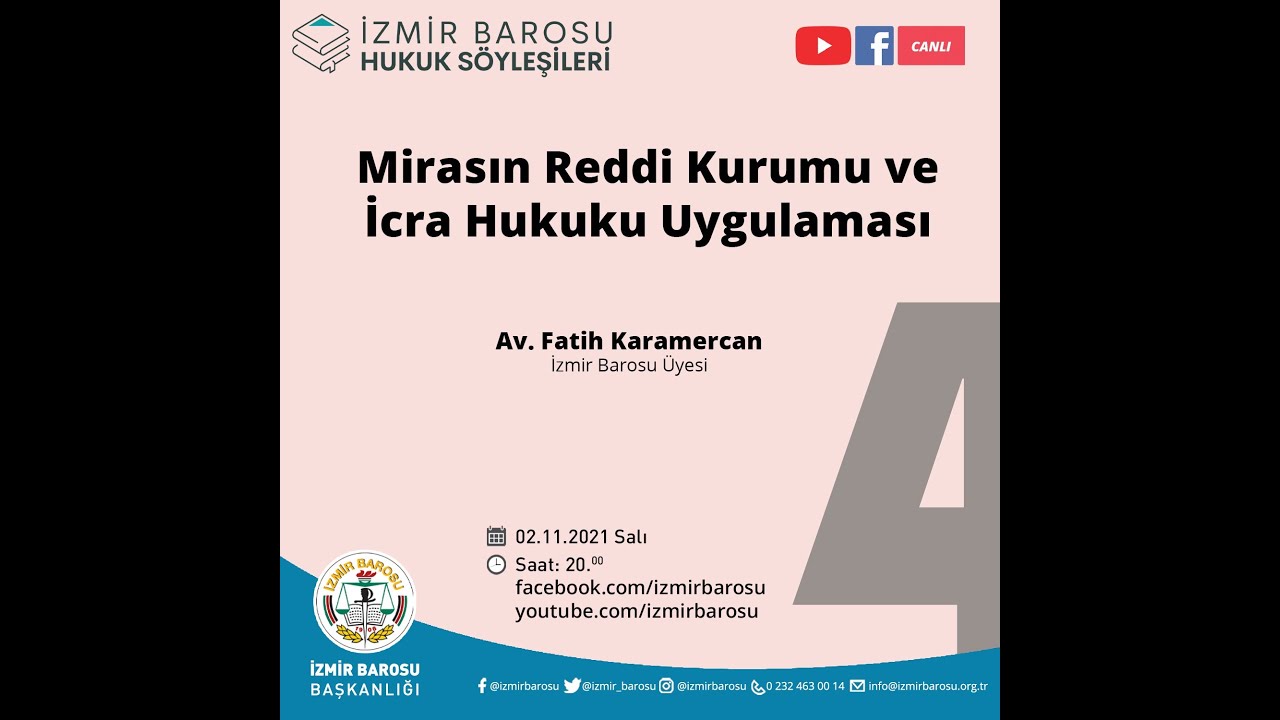 Mirasın Reddi Kurumu ve İcra Hukuku Uygulaması