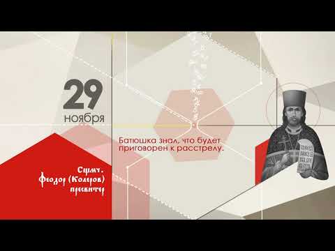 29 ноября. Память священномученика Феодора Колерова, пресвитера.