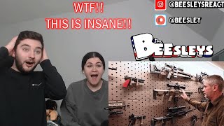 Insane 1 Million Dollar Gun Collection In America British Couple React