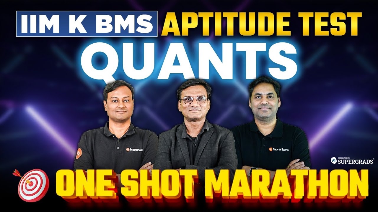 Complete Quants in One Shot Marathon Class ️| IIM Kozhikode BMS ...
