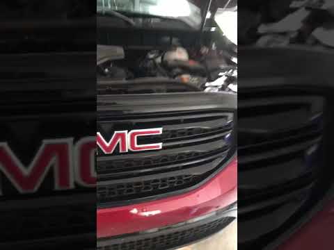 How to change oil GMC Acadia (2019)