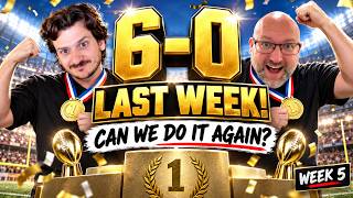 We Went 6-0 on NFL Moneyline Underdogs… Can We Do It Again? | Week 5