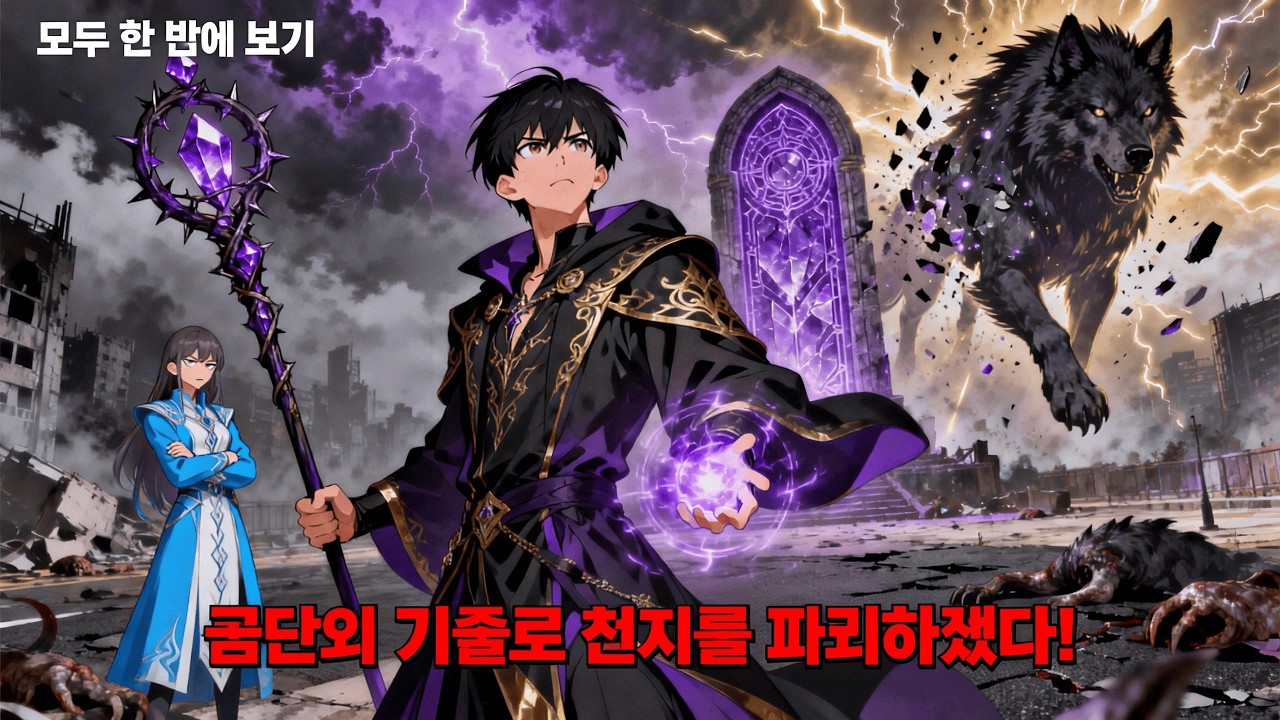 【FULL】세계 최초 공개!🔥내가 최약한 마법사로 재분류되면 어쩌겠어! 마법의 신의 축복이 내려지고 무한한 힘이 발현되어 금지된 주문 하나로 세상을 파괴할 수 있다니! #웹툰