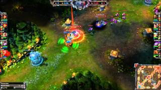 Sona Mid vs. Lee Sin Jungle(HD)