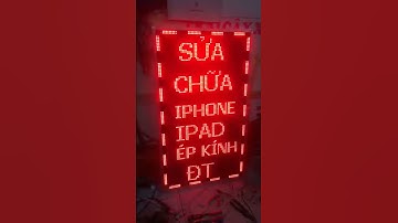 Biển LED ma trận hiệu ứng rất đẹp _  Led P10 màu đỏ