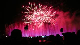 Disney California Adventure New Years Eve Countdown for 2015.