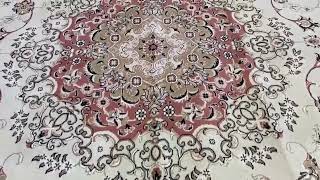 Kerman Pre loved rug, Size: 400×300 cm, beige, 400 knots per square meters #premiumpersiancarpets