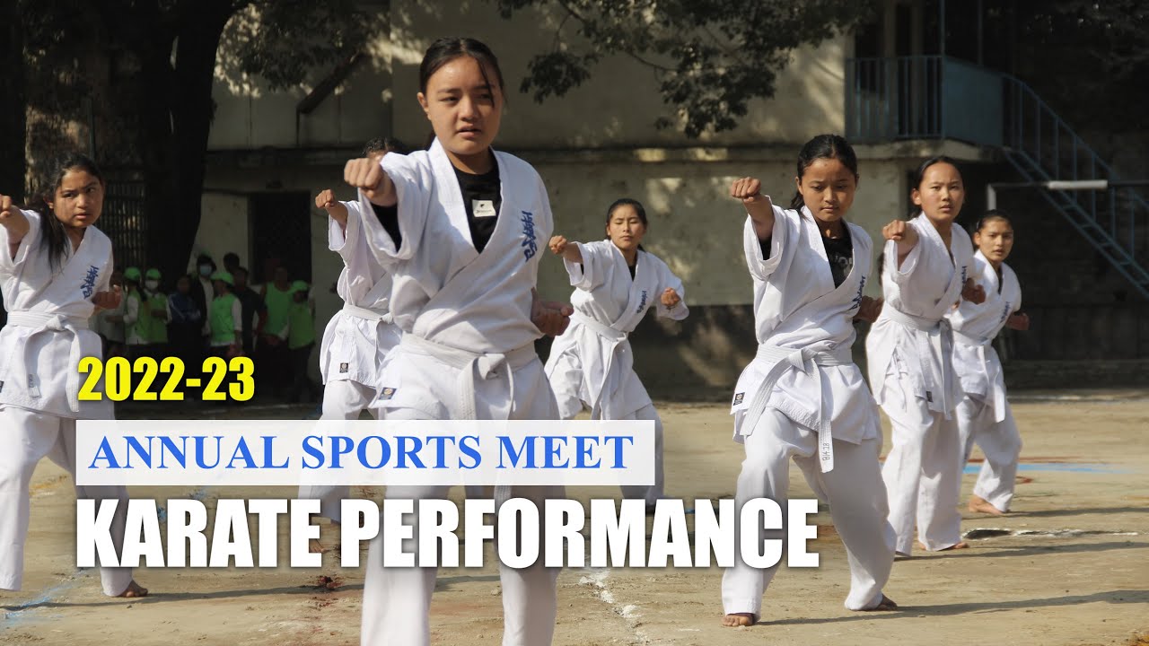 Karate Performance Testing Karate Performance • ANNUAL SPORTS MEET 2022-23 - YouTube