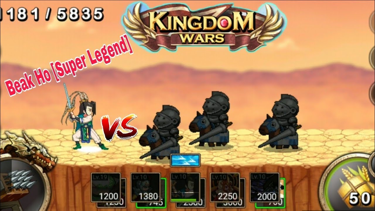 Beak Ho Super Legend  Kingdom Wars game 