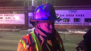 Watch Now: Apartment fire 1025 15th Ave. East Moline.