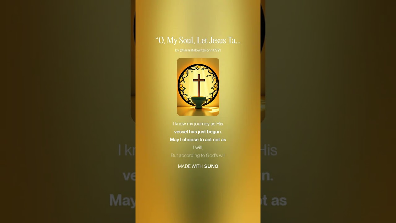 “O, My Soul, Let Jesus Take the Wheel” (lyrics by Liara Rae Rafalowitz-Sionni & singing by Suno AI)