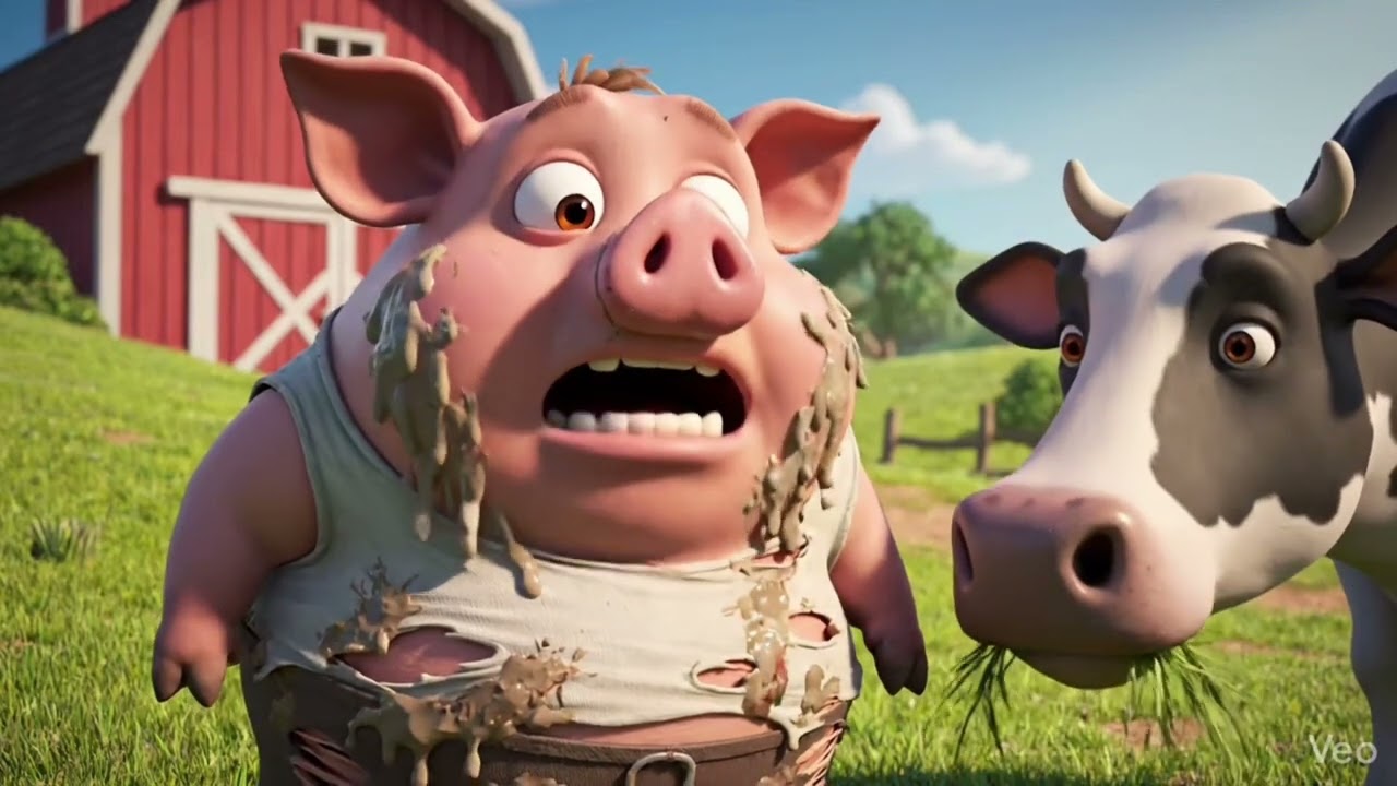 หมูอ้วนดวงกุด โดนรุมยับทั้งฟาร์ม The Unlucky Pig's Bad Day