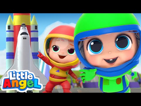 I Wanna Be An Astronaut! | Space Song | Little Angel Kids Songs