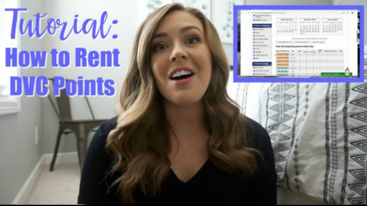 How to Rent Disney Vacation Club Points Tutorial YouTube