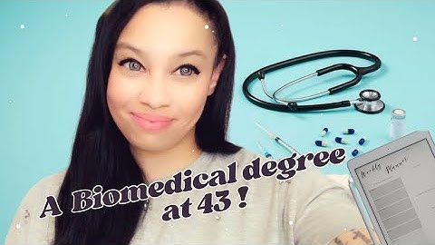 A biomedical degree at 43! 