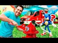 ¡Camión de bomberos de Sonic! Video de coches para niños