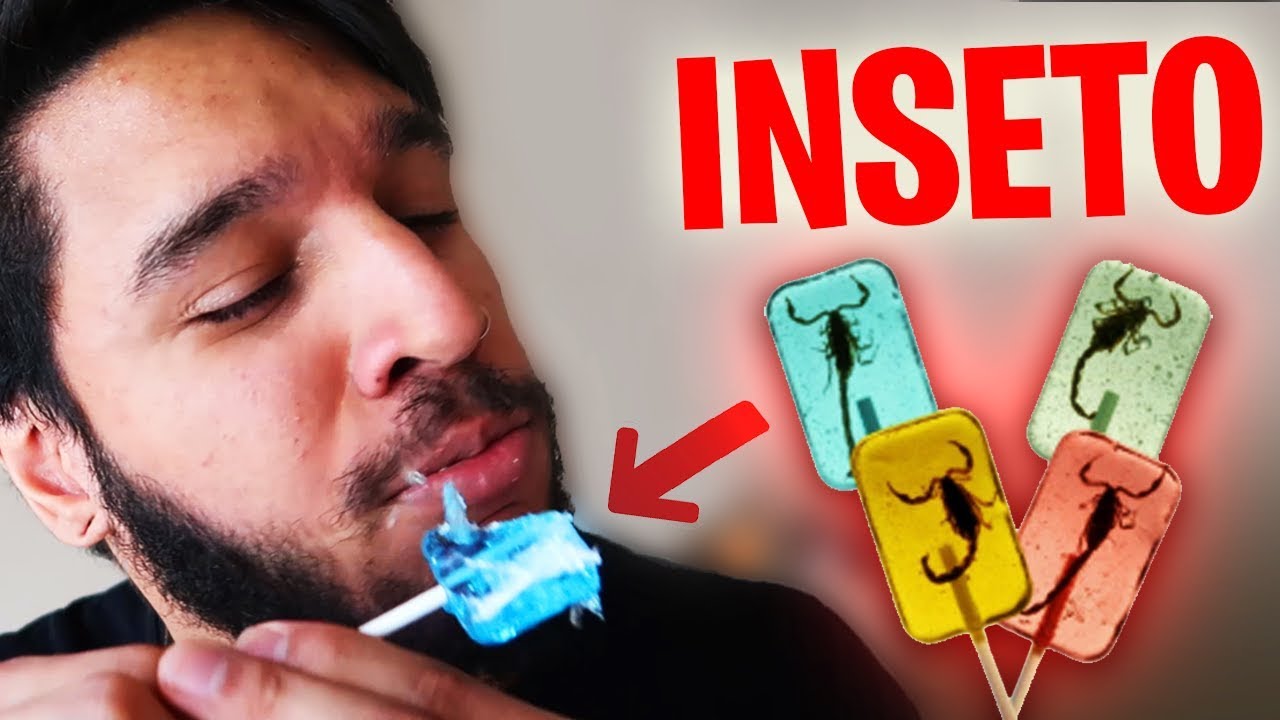 lucas lira salles PROVANDO DOCES HORRÍVEIS COM A NAMORADA!!! ( Pirulito de Inseto, Urina Ácida, etc...)