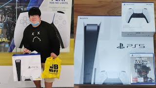 Picking Up My PS5 Unboxing PS5 Vlog