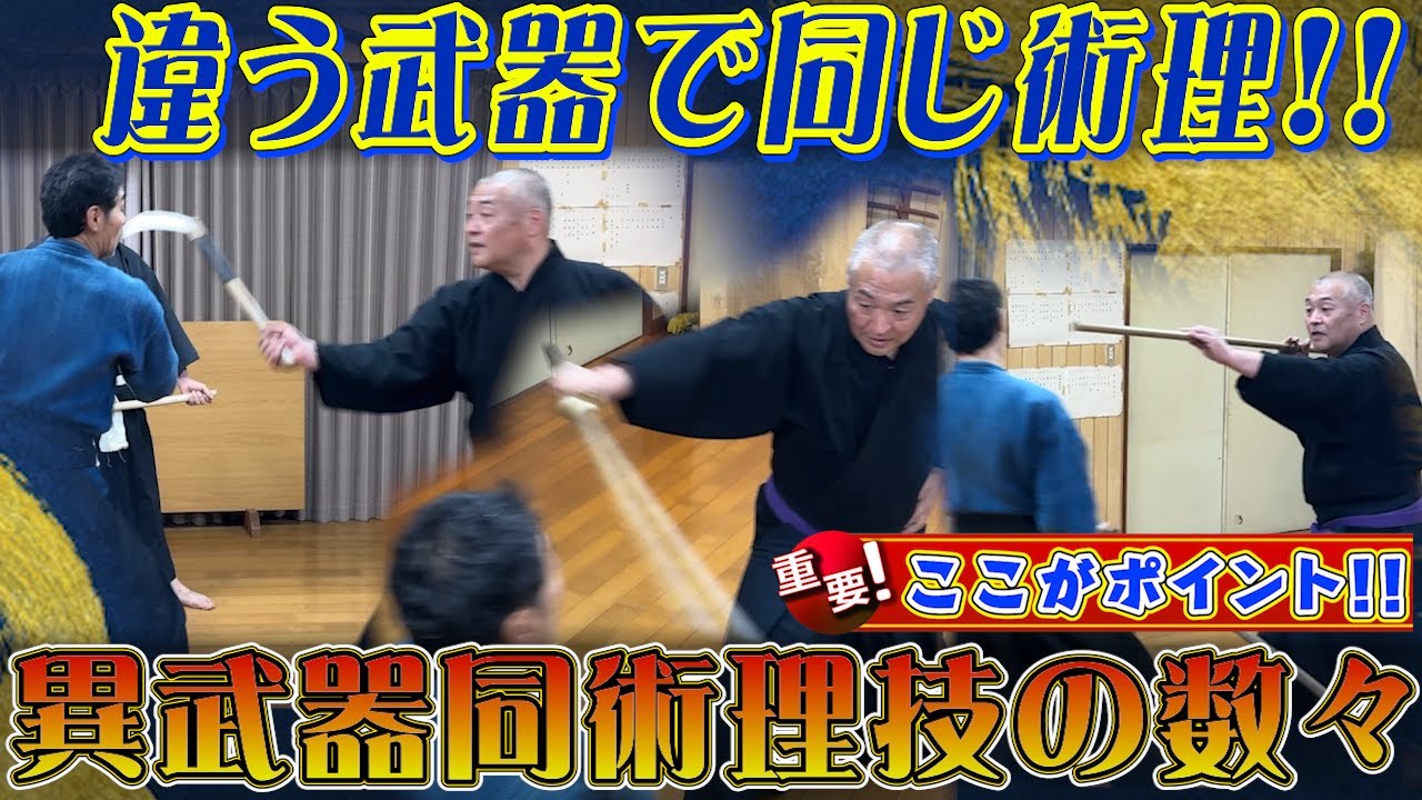 異武器同術理】流儀で存分に遊ぶ！？ 術理は繋がっている一伝流総合