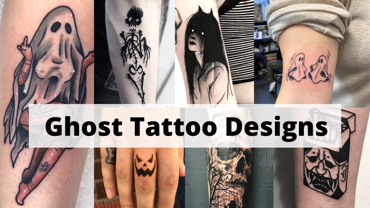 Ghost Tattoo Ideas  32 Ghost Tattoos That Are Seriously Cute and Not at  All Spooky  POPSUGAR Beauty